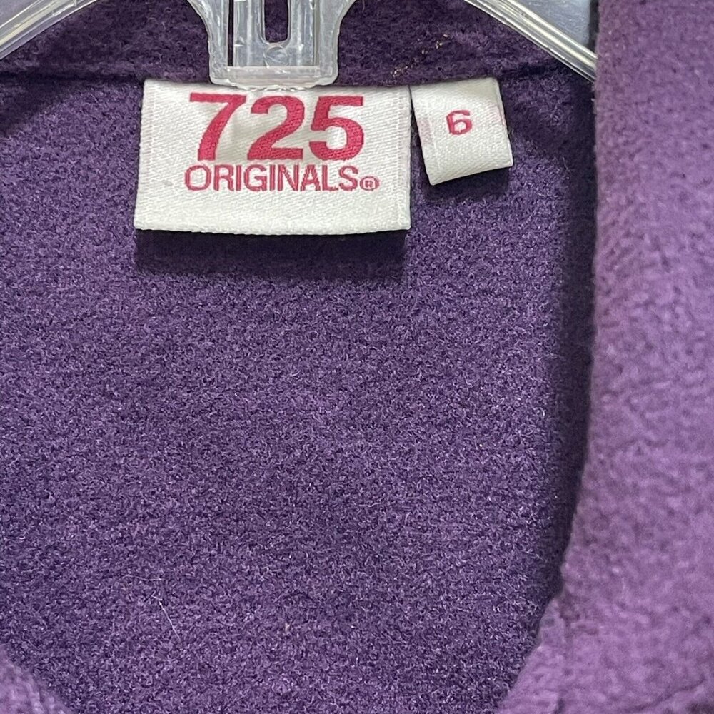 725 Originals Girls Size 6 Dress Coat Purple A Frame Plum Long - Picture 3 of 5